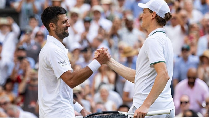 Sinner lần thứ hai liên tiếp loại Djokovic ở bán kết Wimbledon