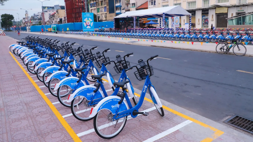 Xe đạp công cộng: Tăng kết nối phương tiện vận tải hành khách
