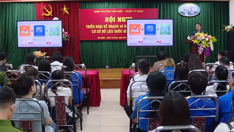 Phường Văn Miếu - Quốc Tử Giám tập huấn "làm sạch" dữ liệu đất đai
