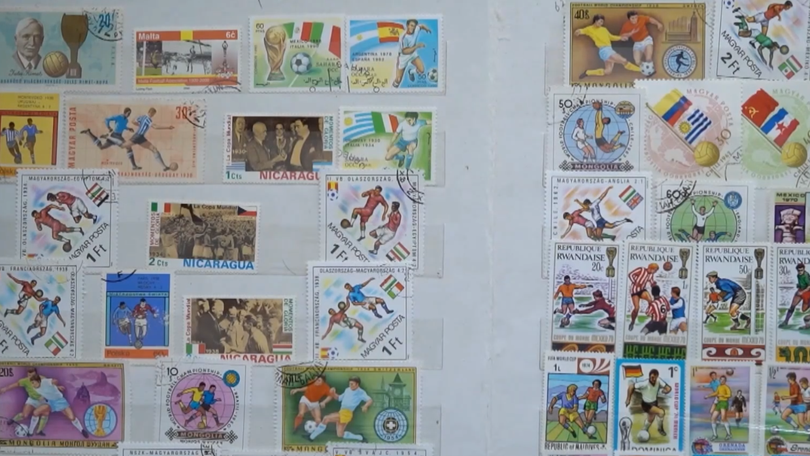 Bộ sưu tập tem kể lịch sử gần 100 năm World Cup