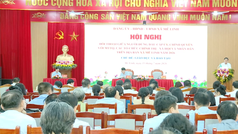 Xã Mê Linh đối thoại với nhân dân về đổi mới giáo dục