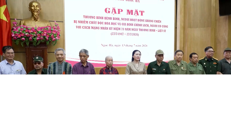 Phường Ngọc Hà tổ chức gặp mặt nhân dịp kỷ niệm 79 năm Ngày Thương binh liêt sĩ