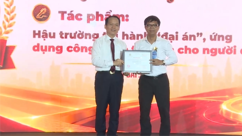 Trao giải cuộc thi ‘Chuyện nghề thi hành án dân sự’ lần thứ 2