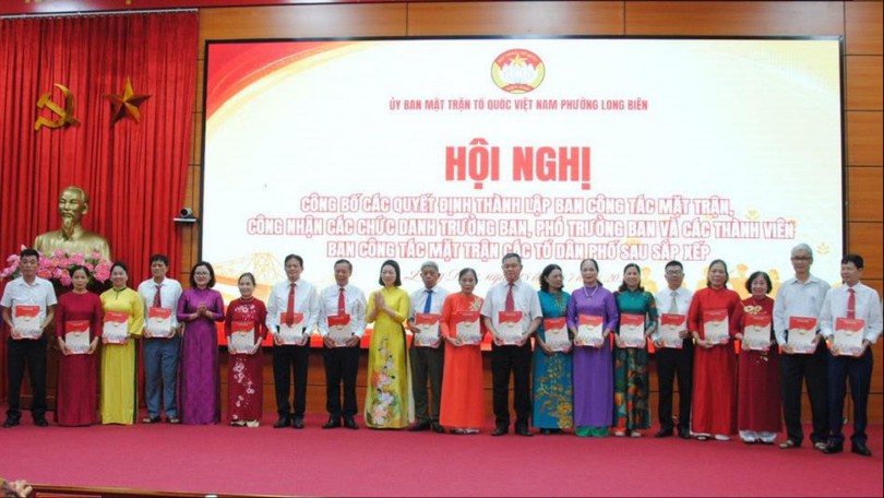 Mặt trận Tổ quốc phường Long Biên triển khai nhiệm vụ mới