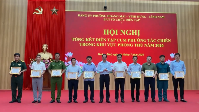 Nâng cao nhận thức toàn diện về khu vực phòng thủ cụm liên phường