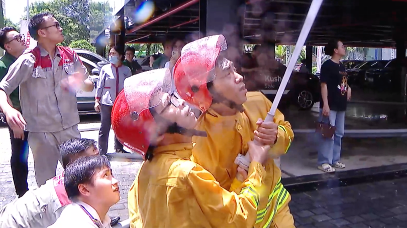 Thực tập phương án chữa cháy, cứu nạn cứu hộ tại cơ sở