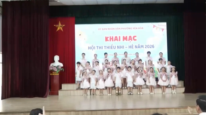 Sân chơi bổ ích dành cho thiếu nhi tại phường Yên Hòa
