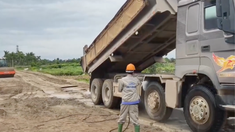 Xã Thiên Lộc: Công trình xây dựng phải có trạm rửa xe