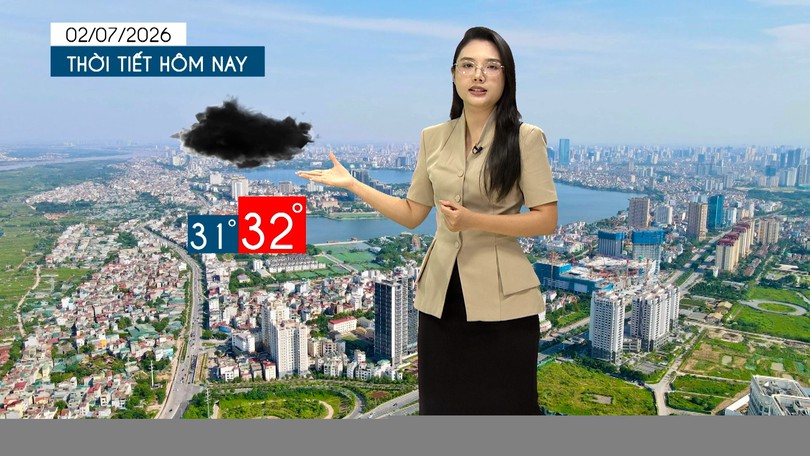 Dự báo thời tiết tối | 02/07/2026