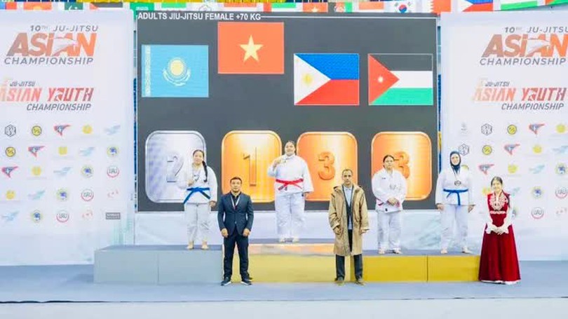 Jujitsu Việt Nam giành 6 HCV tại Giải vô địch châu Á 2026