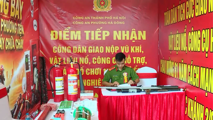 Phường Hà Đông siết chặt quản lý vũ khí, vật liệu nổ
