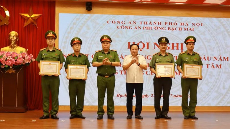 Công an phường Bạch Mai đẩy mạnh công tác an ninh trật tự