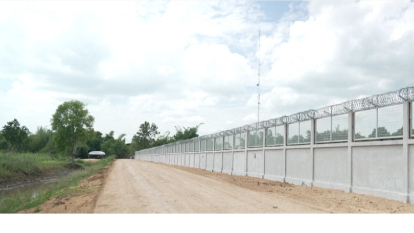 Thái Lan tiếp tục xây dựng hàng rào biên giới với Campuchia