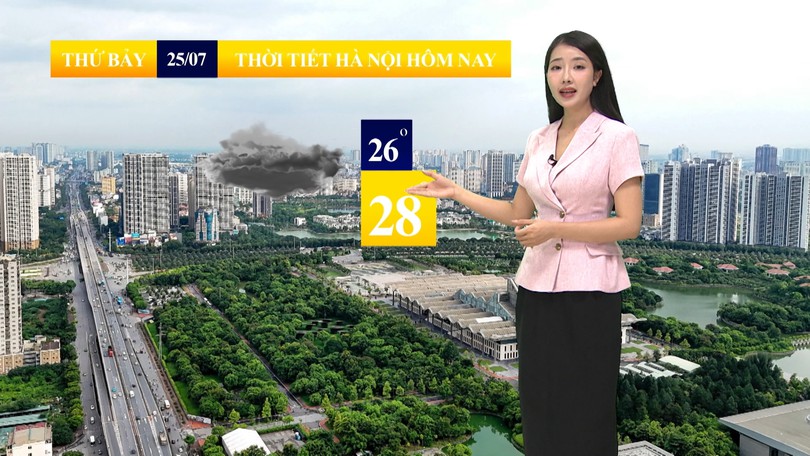 Dự báo thời tiết sáng | 25/07/2026