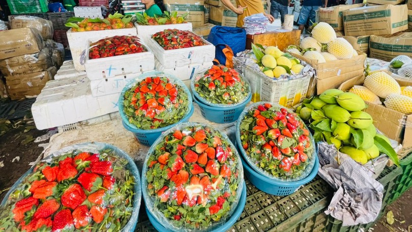 Hà Nội kiểm soát an toàn thực phẩm tại các chợ đầu mối hoa quả