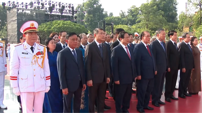 Lãnh đạo Đảng, Nhà nước tưởng niệm các Anh hùng liệt sĩ