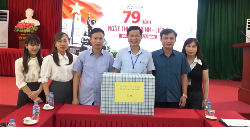 Xã Ứng Thiên chung tay chăm lo người có công