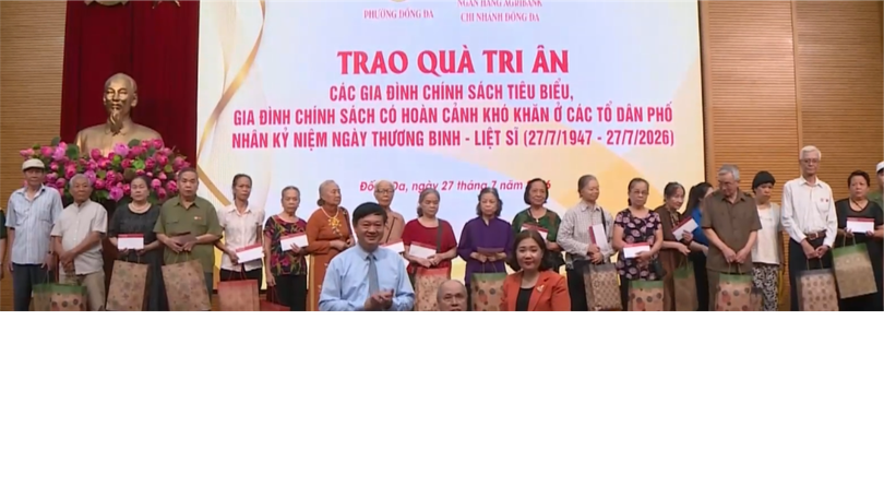 Phường Đống Đa tri ân người có công dịp kỷ niệm 27/7