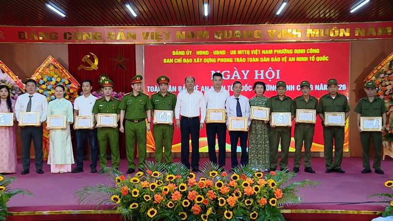 Phường Định Công phát huy phong trào bảo vệ an ninh Tổ quốc