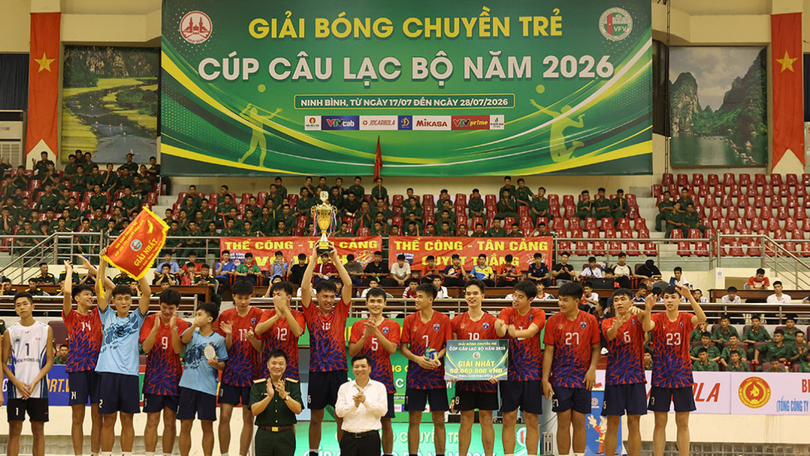 Thể Công Tân Cảng lần thứ 4 liên tiếp vô địch giải trẻ Cup CLB 2026