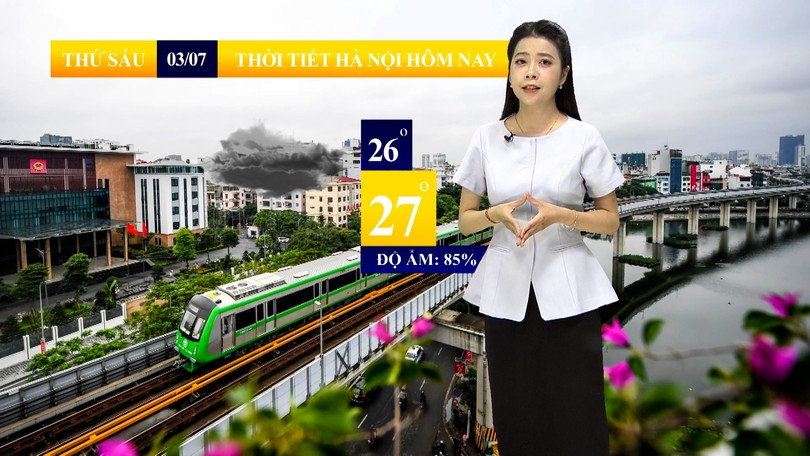 Dự báo thời tiết sáng | 03/07/2026