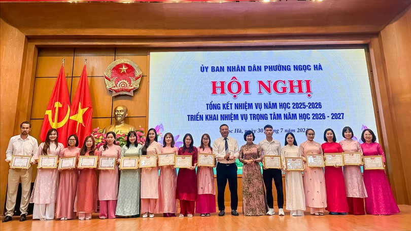 Phường Ngọc Hà tổng kết năm học 2025 - 2026