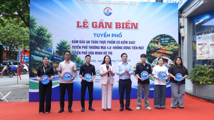 Phường Cầu Giấy xây dựng tuyến phố văn minh hiện đại