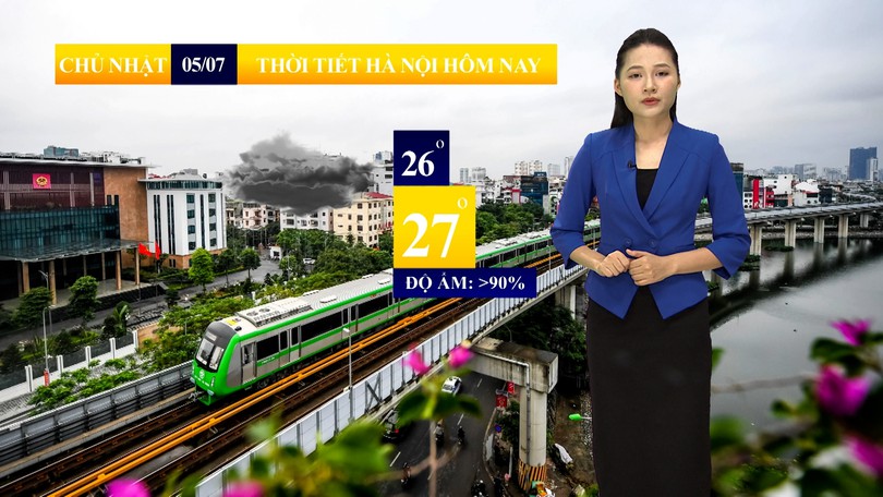 Dự báo thời tiết sáng | 05/07/2026