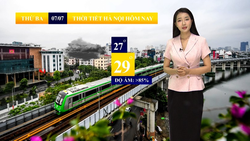 Dự báo thời tiết sáng | 07/07/2026