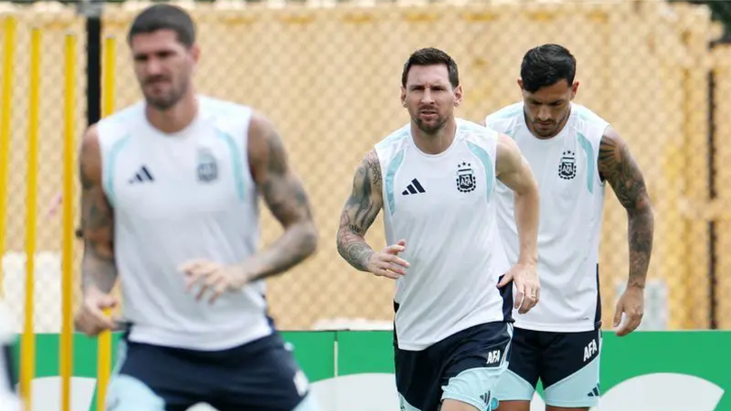 Đội tuyển Argentina sẵn sàng cho trận đấu với Ai Cập