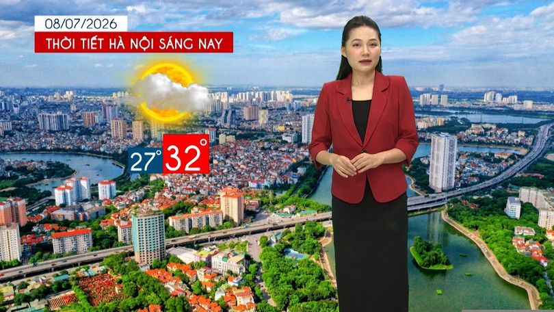Dự báo thời tiết trưa | 08/07/2026