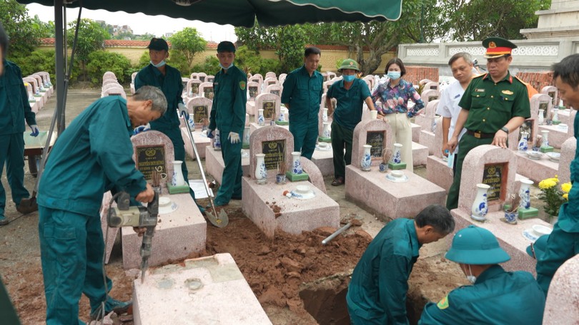Hà Nội: Hoàn thành lấy mẫu ADN hài cốt liệt sĩ tại 340 nghĩa trang trước 31/12/2026