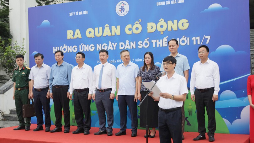 Hà Nội mít tinh hưởng ứng Ngày Dân số Thế giới