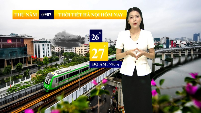 Dự báo thời tiết sáng | 09/07/2026