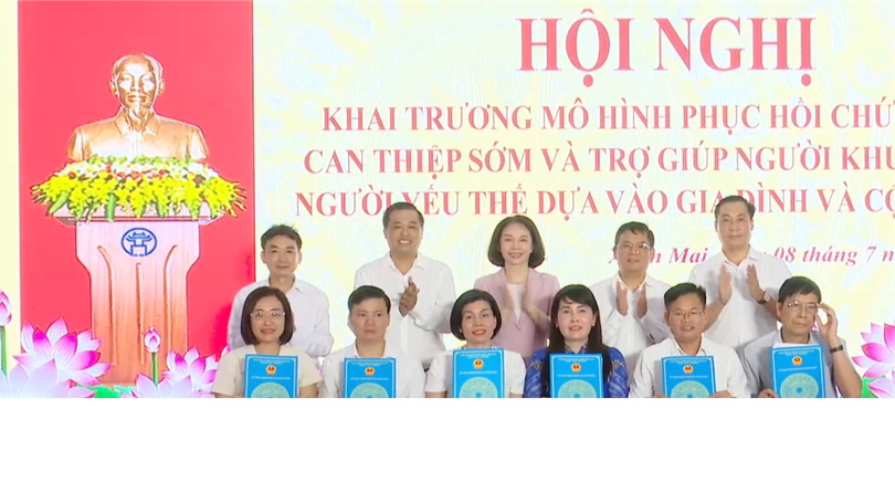Hà Nội ra mắt Mô hình phục hồi chức năng dựa vào cộng đồng