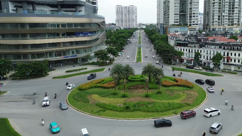 Không gian xanh làm đẹp cảnh quan tuyến đường 2,5