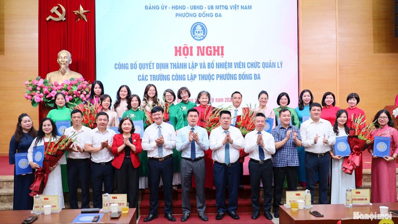 Phường Đống Đa hoàn thành sắp xếp cơ sở giáo dục công lập