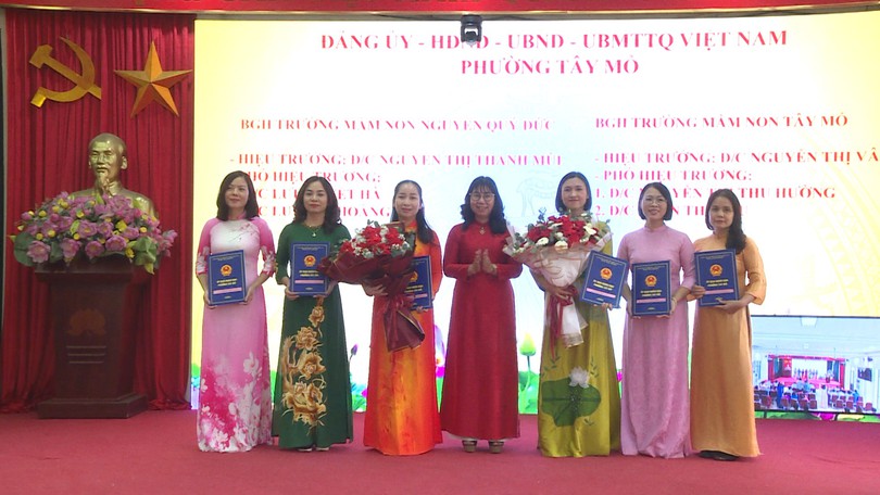 Phường Tây Mỗ còn 5 trường công lập sau sắp xếp