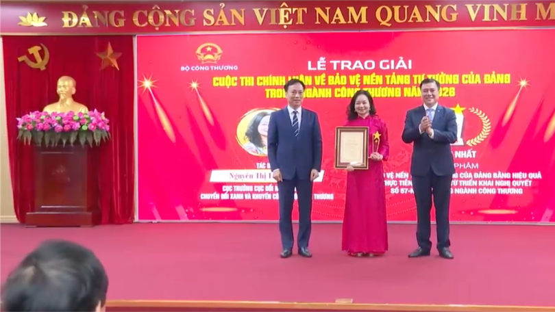 Trao giải cuộc thi chính luận ngành Công thương năm 2026