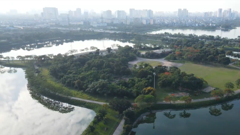Công viên Yên Sở - Không gian xanh giữa lòng đô thị