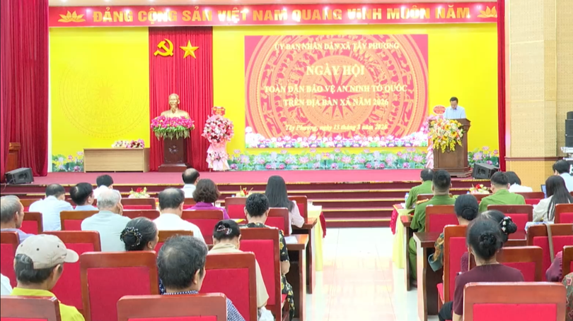 Xã Tây Phương phát huy sức mạnh toàn dân bảo vệ an ninh Tổ quốc