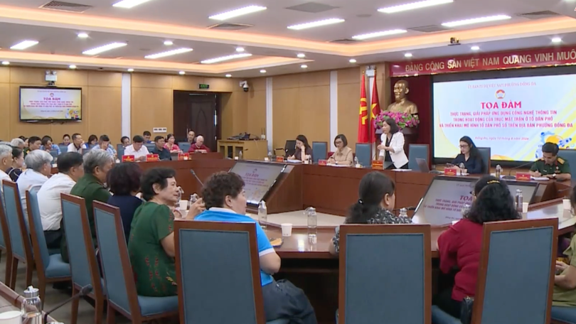 Phường Đống Đa quan tâm công nghệ số trong hoạt động của hệ thống MTTQ
