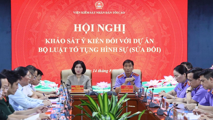 Khảo sát ý kiến về dự án Bộ luật Tố tụng hình sự (sửa đổi)