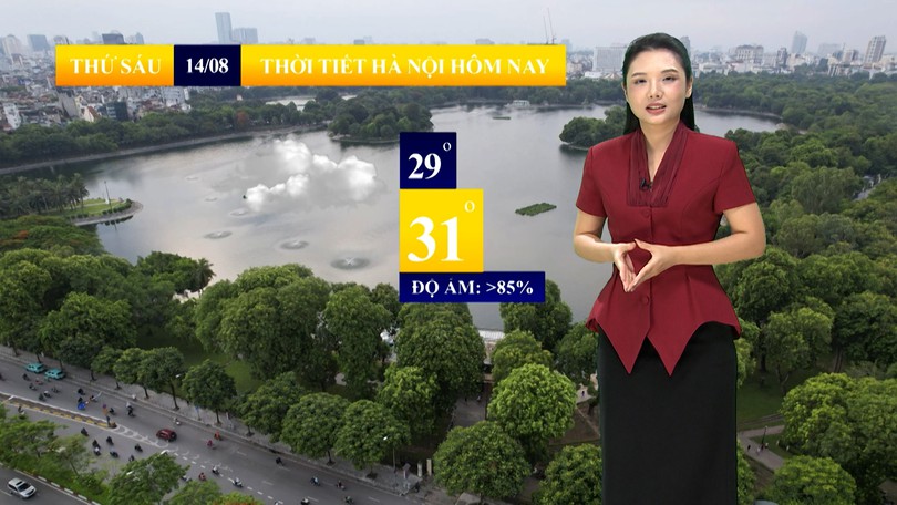 Dự báo thời tiết sáng | 14/08/2026