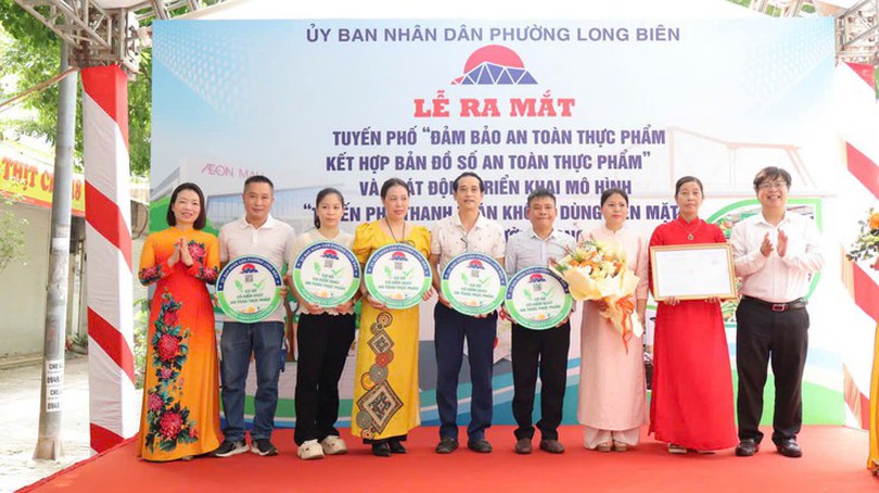 Phường Long Biên ra mắt tuyến phố đảm bảo an toàn thực phẩm