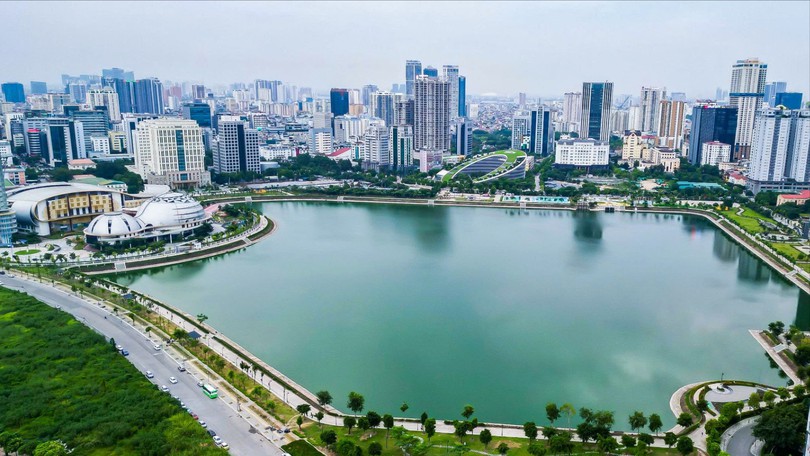 Công viên An Hòa: Không gian xanh giữa lòng Cầu Giấy