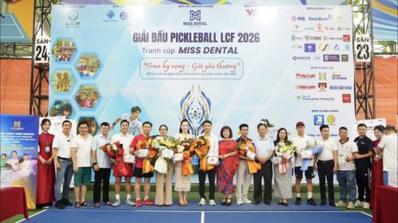 Giải Pickleball gây quỹ LCF sẻ chia cộng đồng