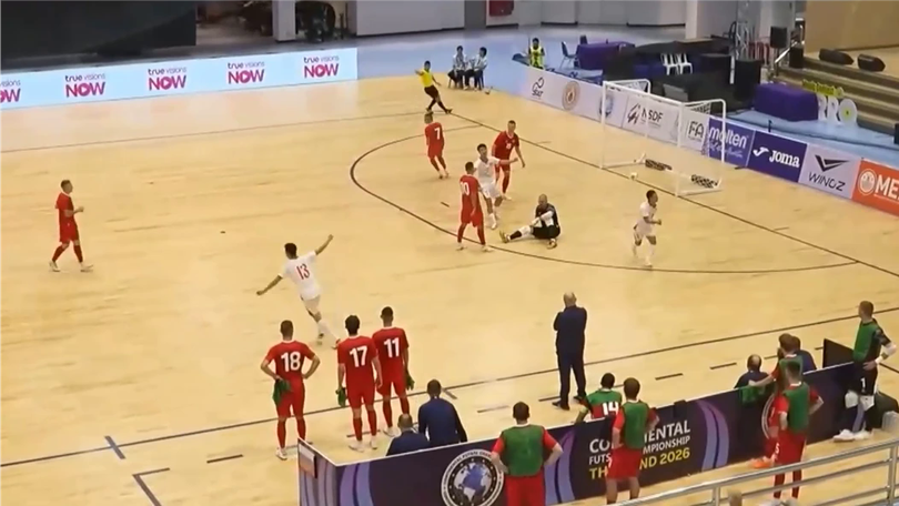 Đội tuyển futsal Việt Nam chia điểm cùng Nga
