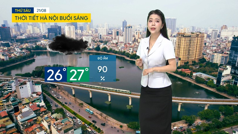 Dự báo thời tiết sáng | 21/08/2026