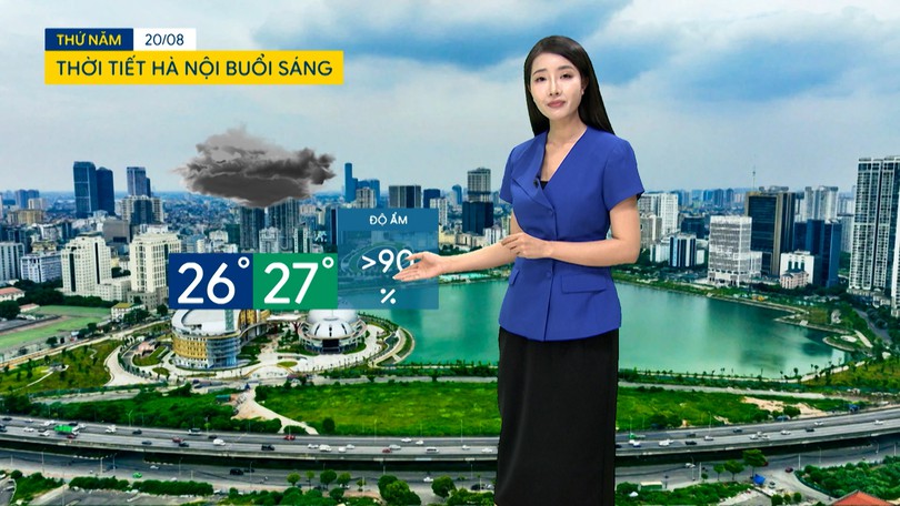 Dự báo thời tiết sáng | 20/08/2026
